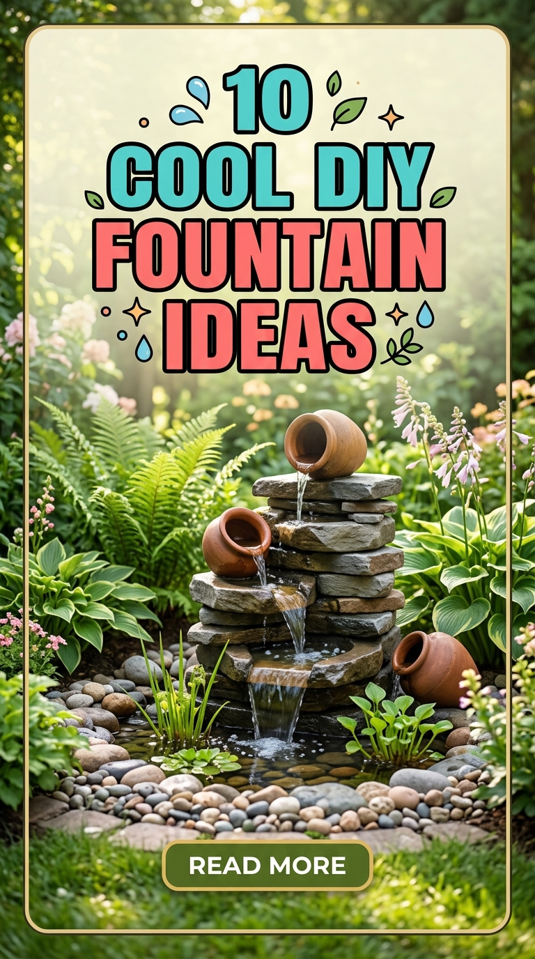 10 Cool DIY Fountain Ideas