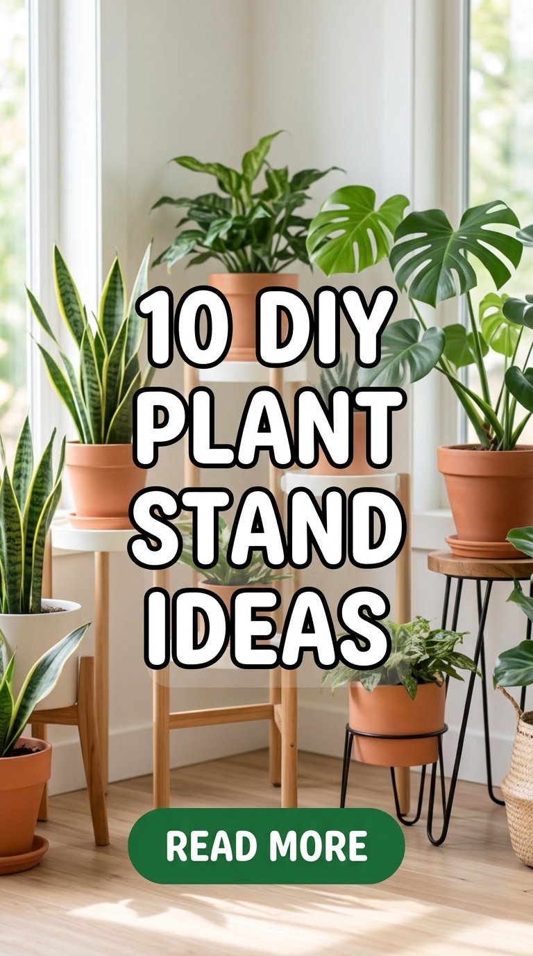 10 DIY Plant Stand Ideas