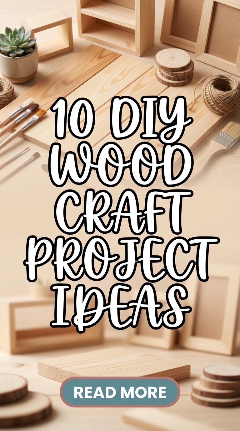 10 DIY Wood Craft Project Ideas