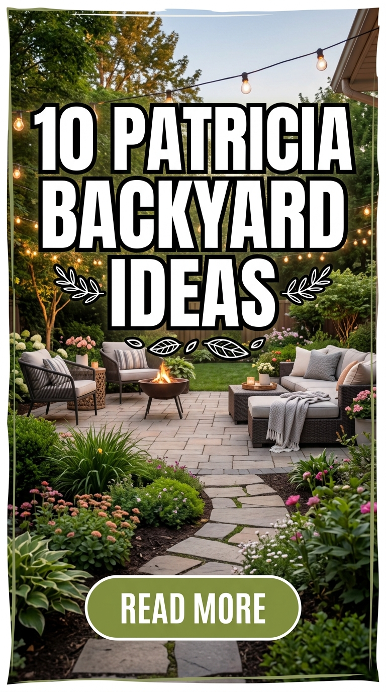 10 Patricia Backyard Ideas