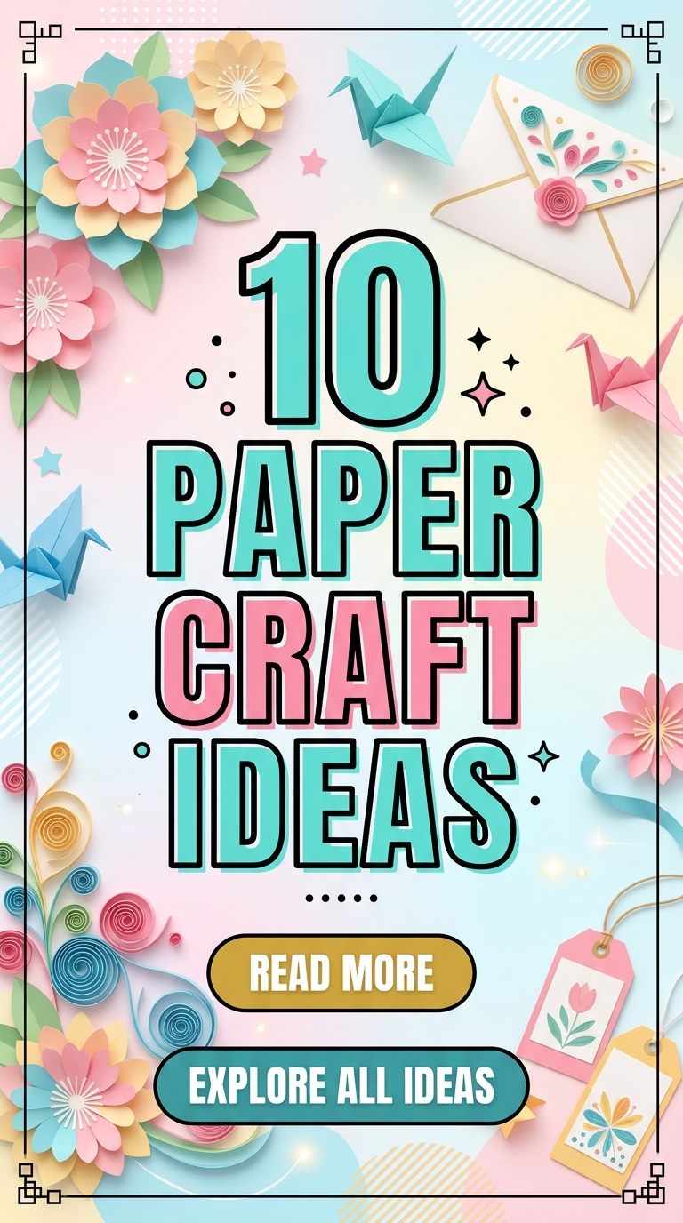 10 Paper Craft Ideas