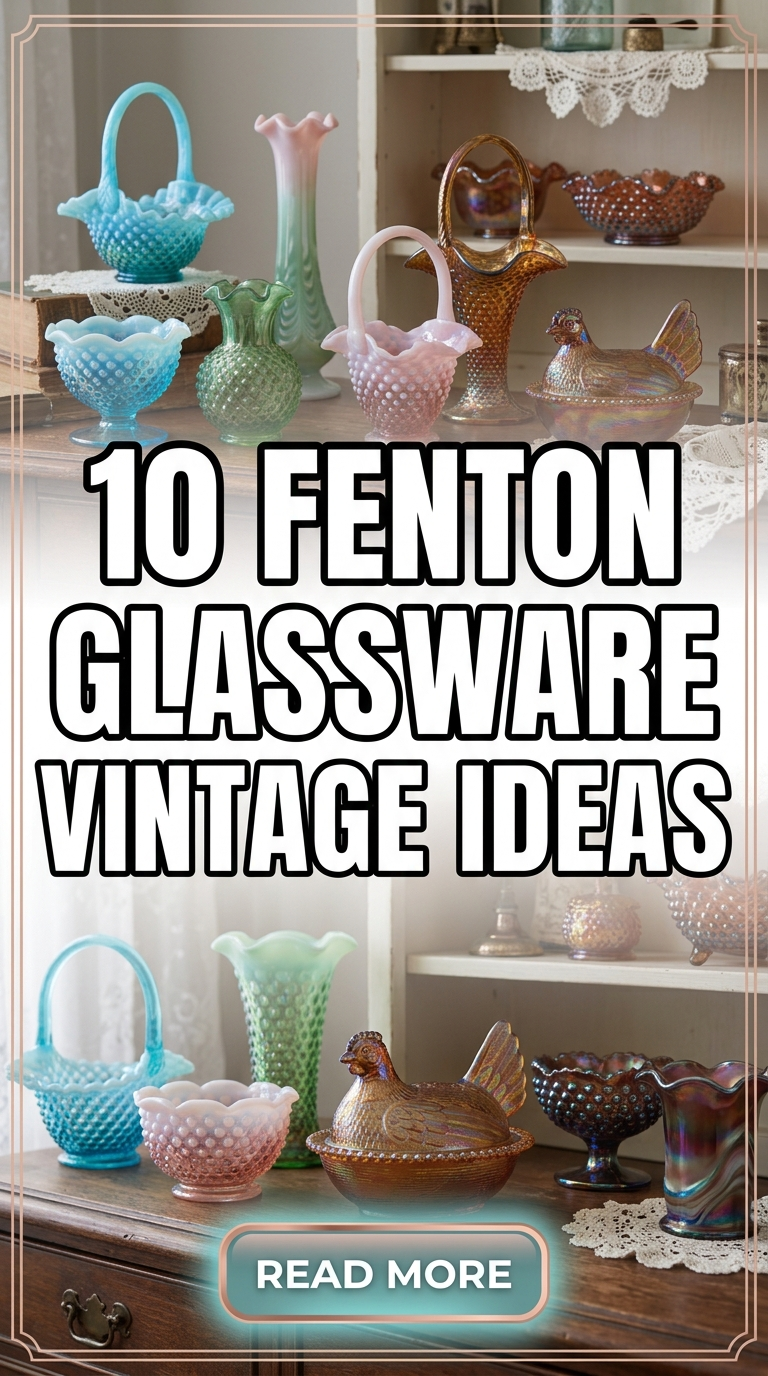 10 Fenton Glassware Vintage Ideas
