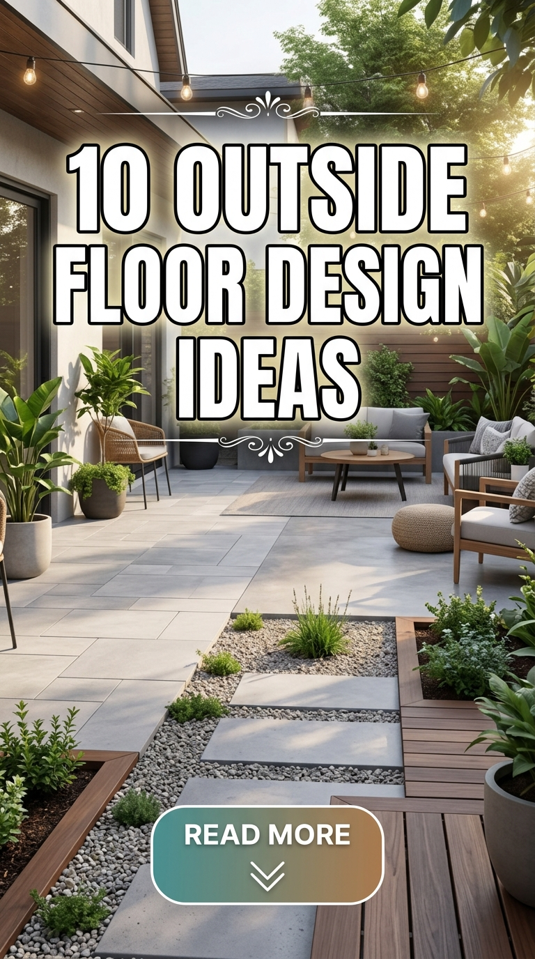10 Outside Floor Design Ideas