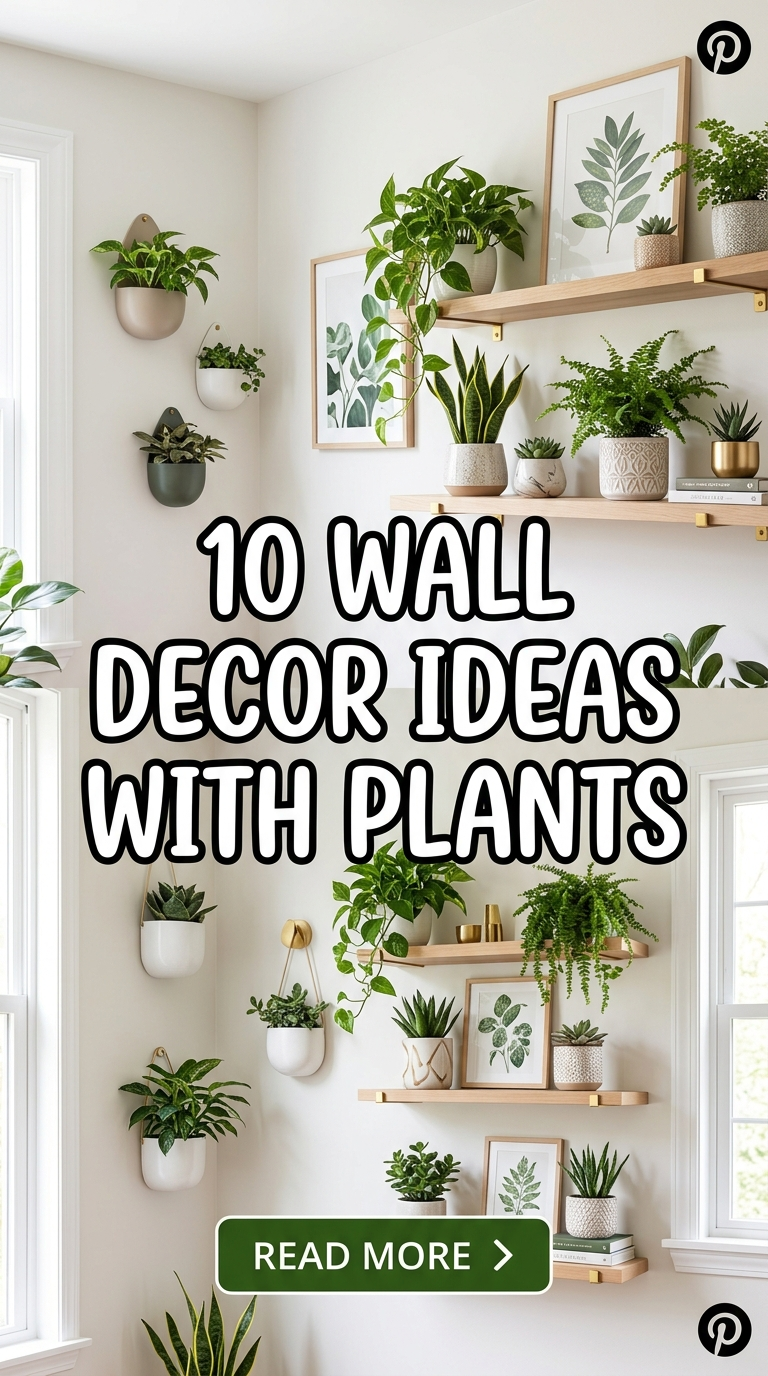 10 Wall Decor Ideas With Plants