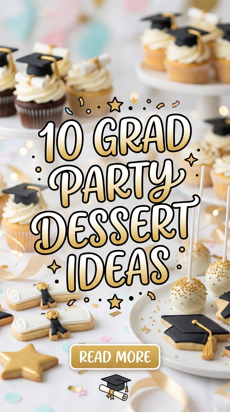 10 Grad Party Dessert Ideas