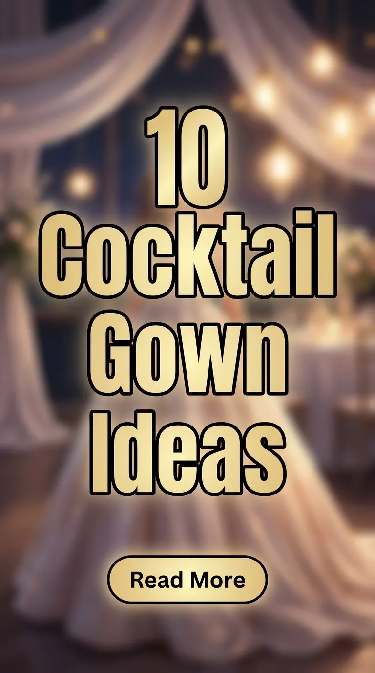 10 Cocktail Gown Ideas