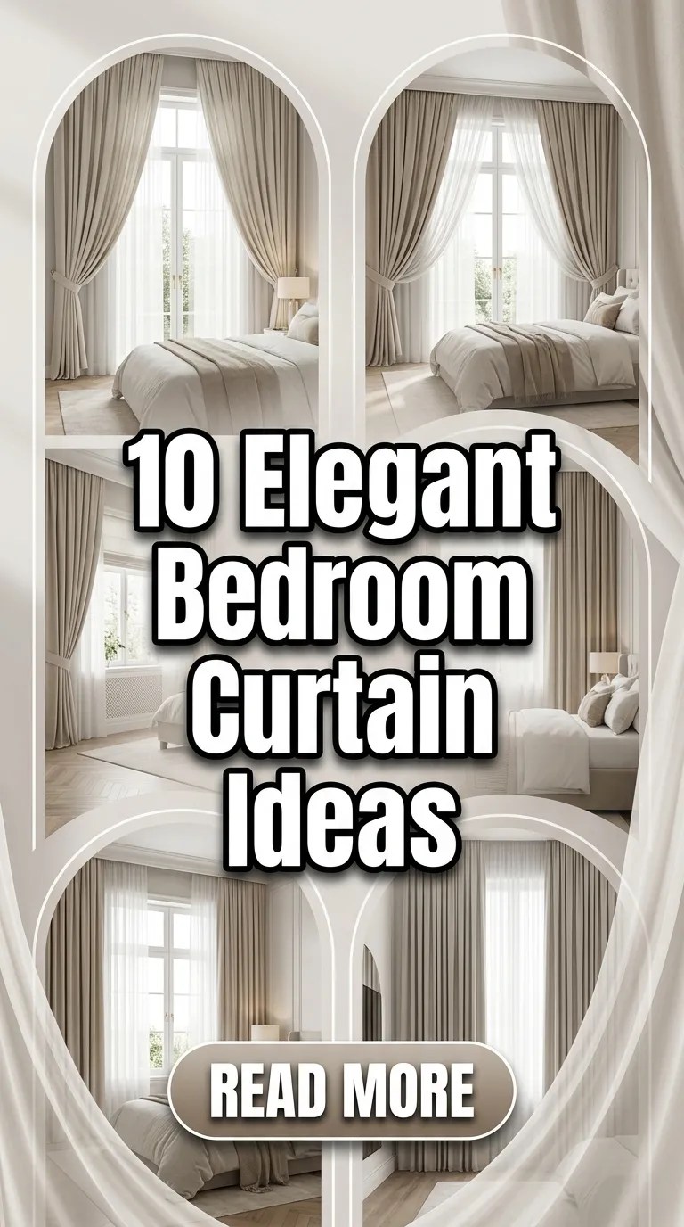 10 Elegant Bedroom Curtain Ideas