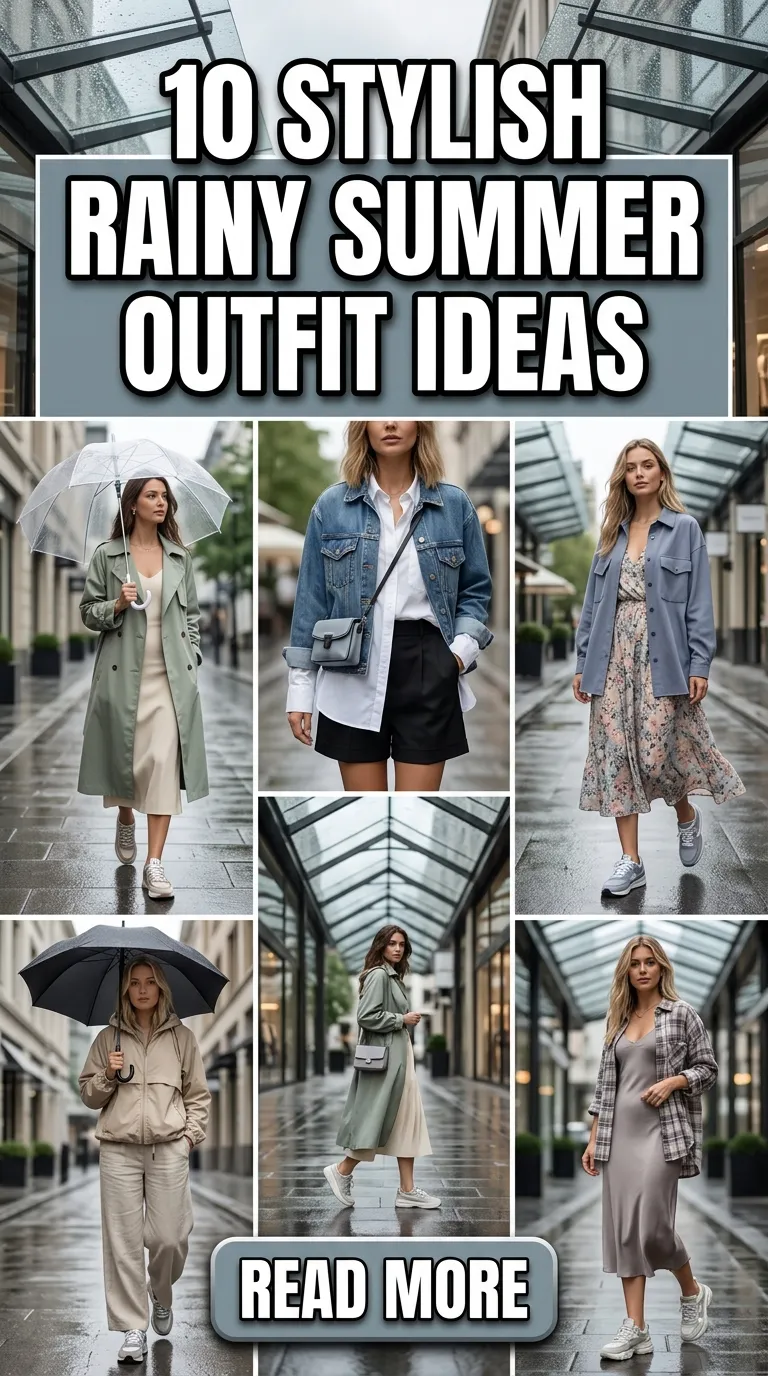 10 Stylish Rainy Summer Outfit Ideas