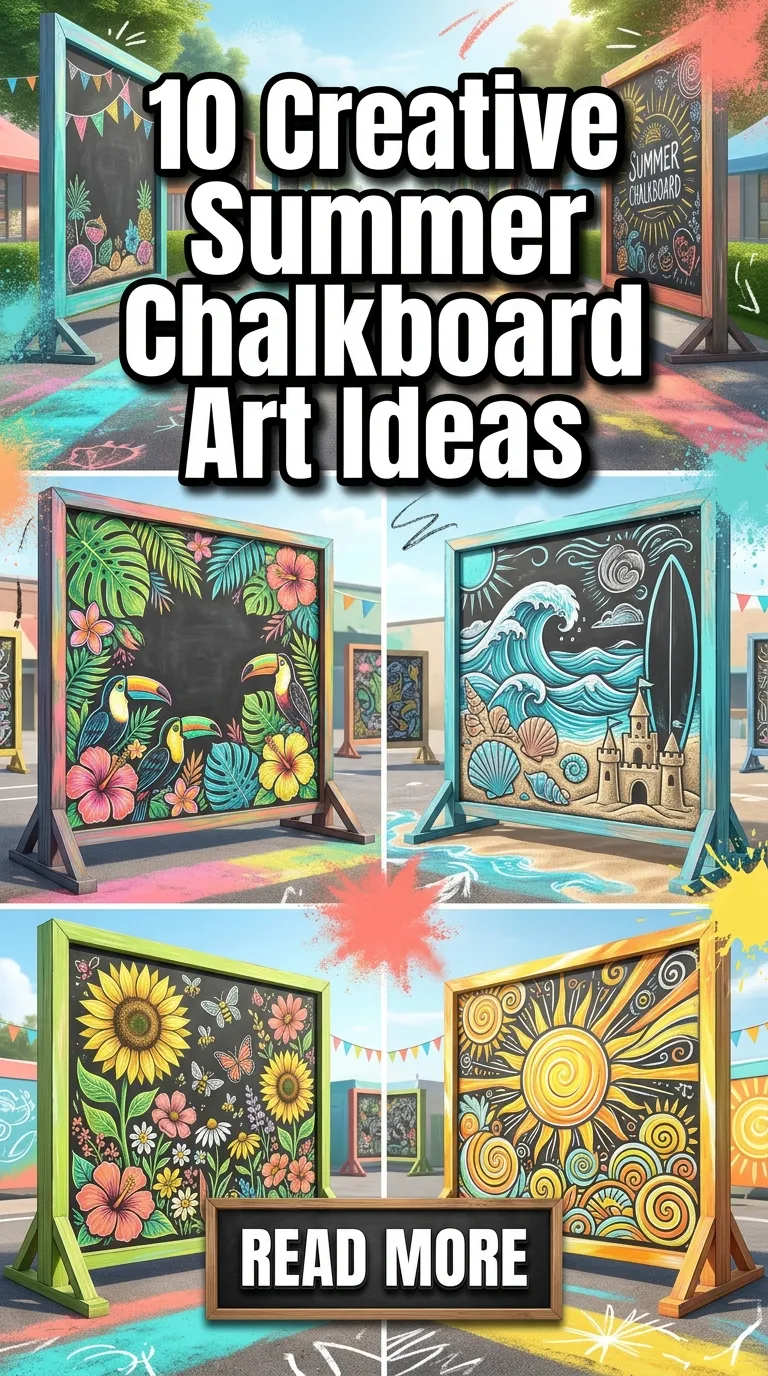 10 Creative Summer Chalkboard Art Ideas