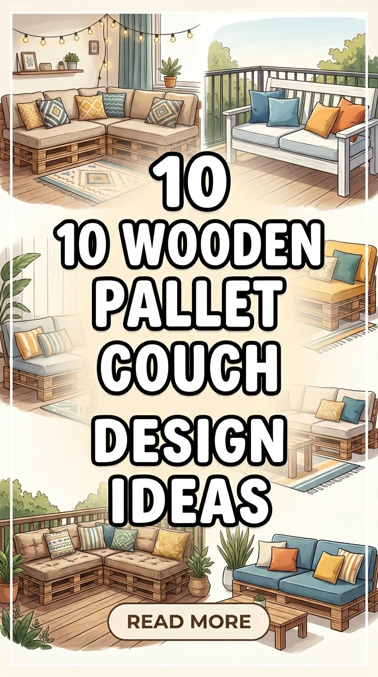 10 Wooden Pallet Couch Design Ideas