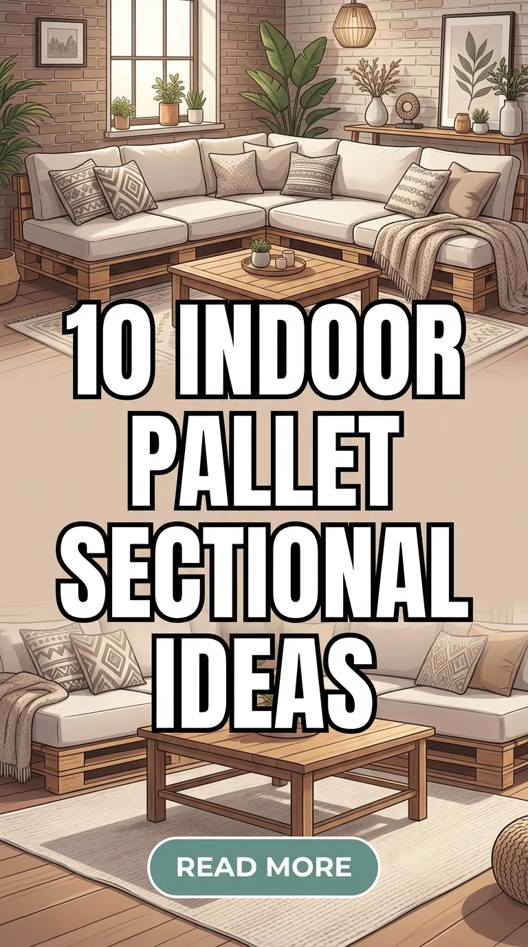 10 Indoor Pallet Sectional Ideas